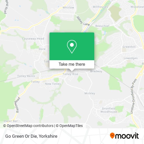 Go Green Or Die map