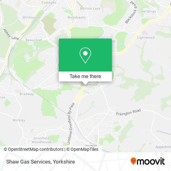 Shaw Gas Services map