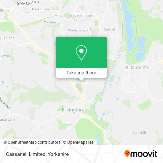 Cassanell Limited map