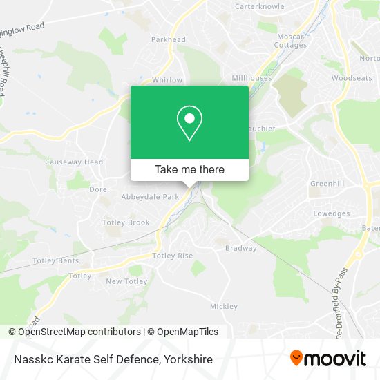 Nasskc Karate Self Defence map