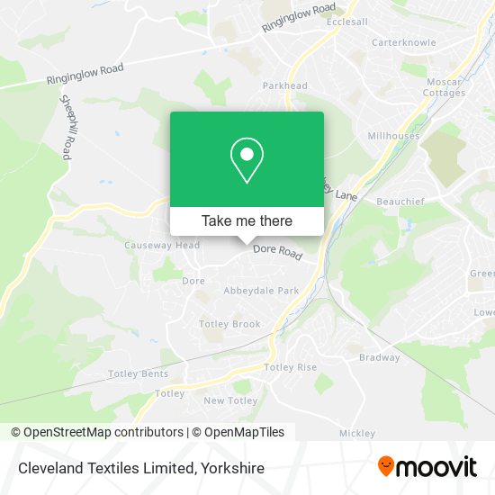 Cleveland Textiles Limited map