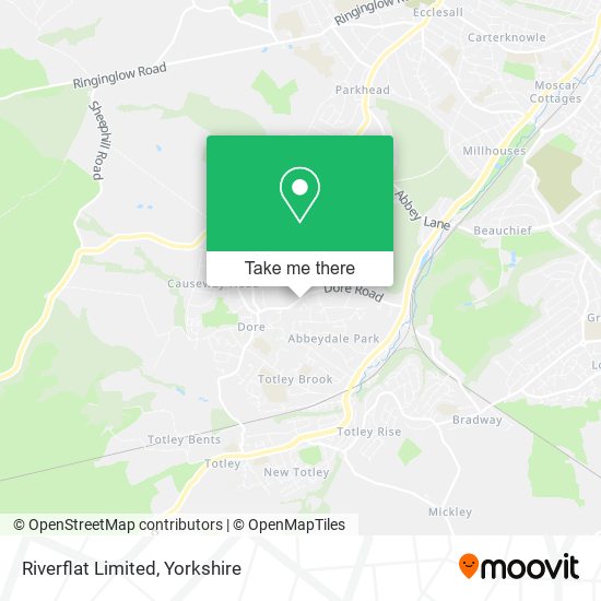 Riverflat Limited map
