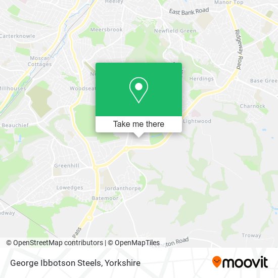 George Ibbotson Steels map