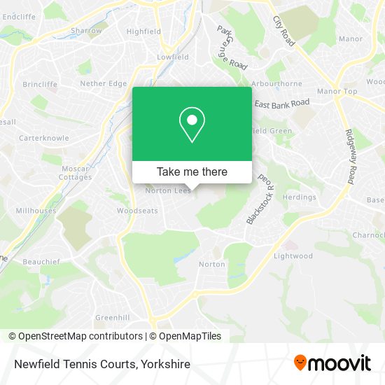 Newfield Tennis Courts map