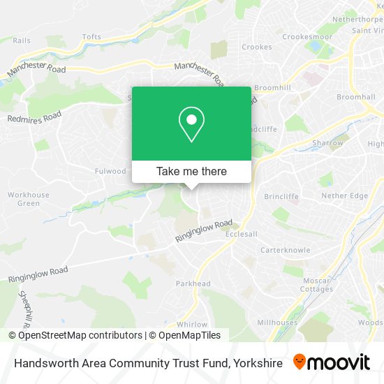 Handsworth Area Community Trust Fund map