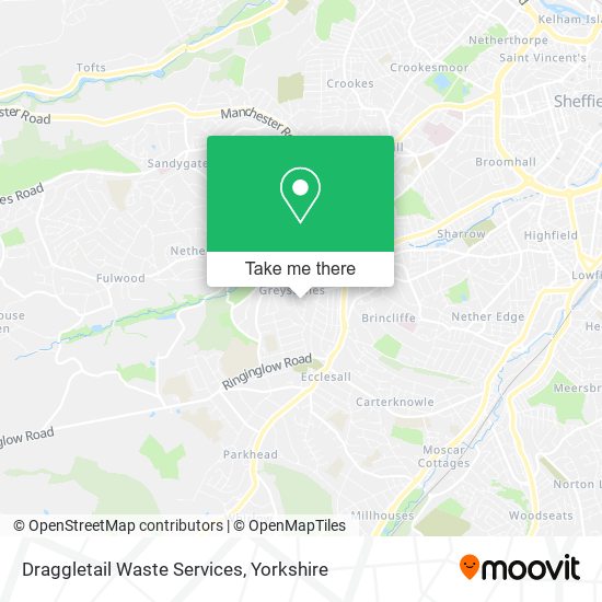 Draggletail Waste Services map