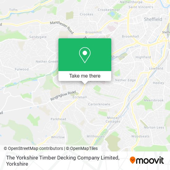 The Yorkshire Timber Decking Company Limited map