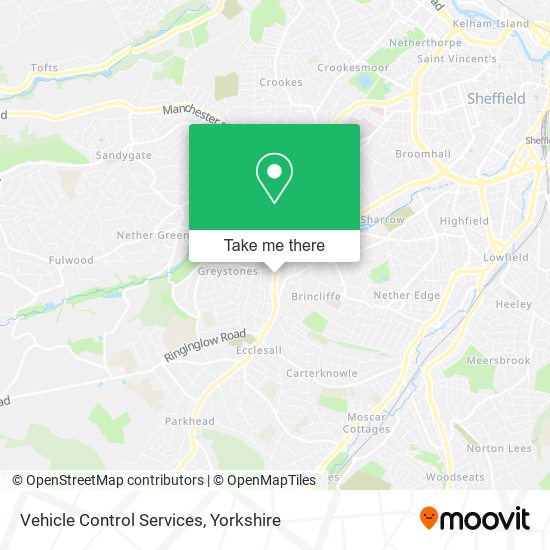 Vehicle Control Services map