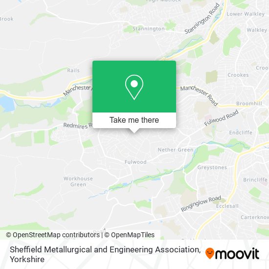 Sheffield Metallurgical and Engineering Association map