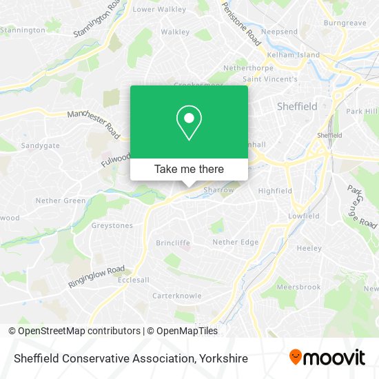 Sheffield Conservative Association map