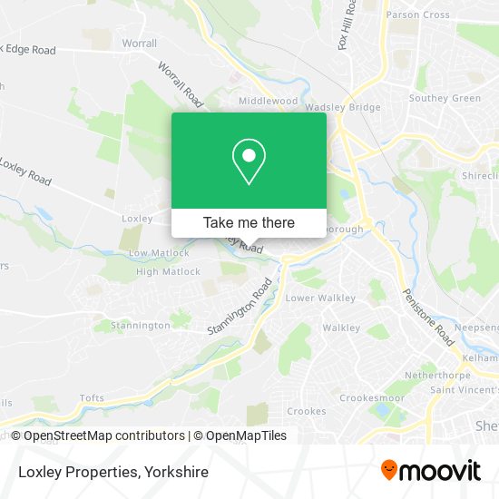 Loxley Properties map