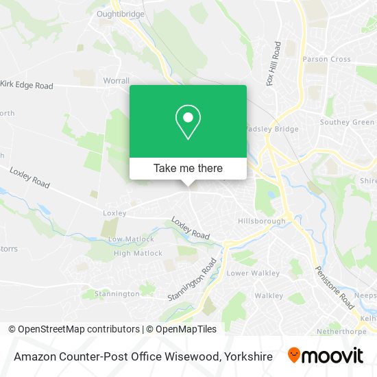 Amazon Counter-Post Office Wisewood map