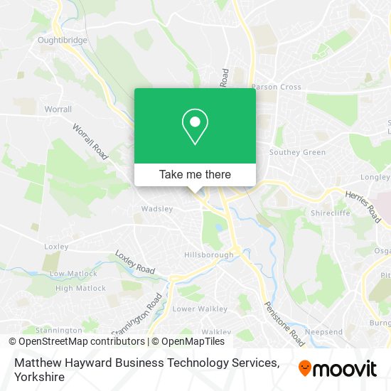 Matthew Hayward Business Technology Services map