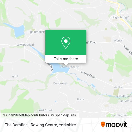 The Damflask Rowing Centre map