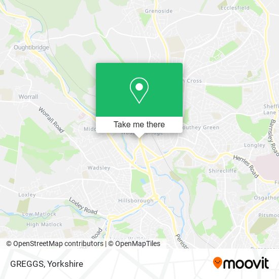 GREGGS map