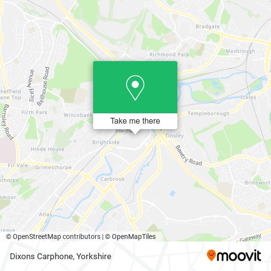 Dixons Carphone map