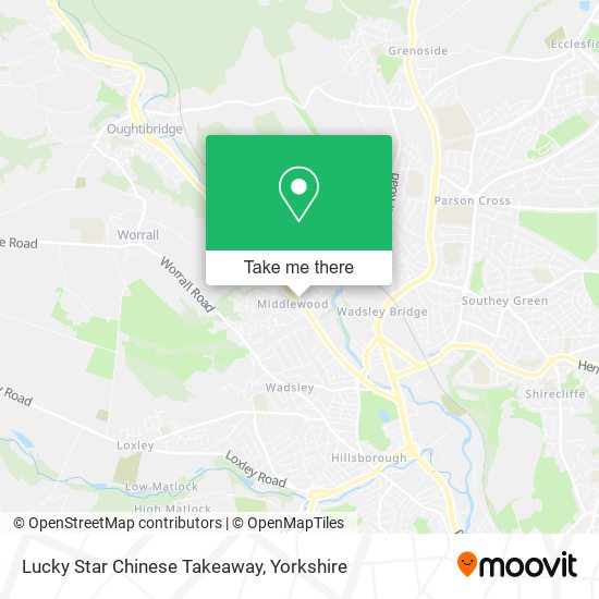 Lucky Star Chinese Takeaway map