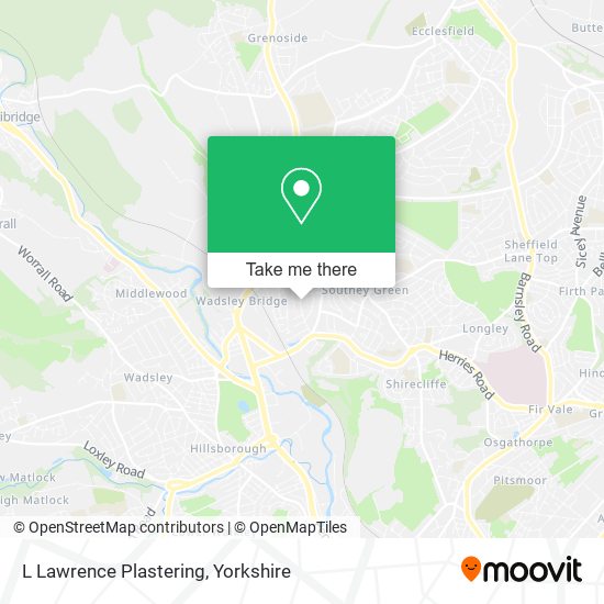 L Lawrence Plastering map