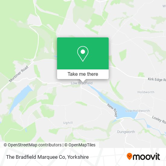The Bradfield Marquee Co map