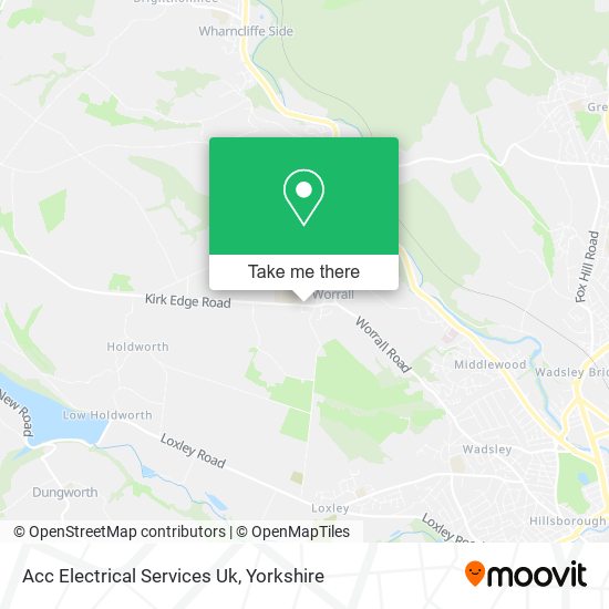 Acc Electrical Services Uk map