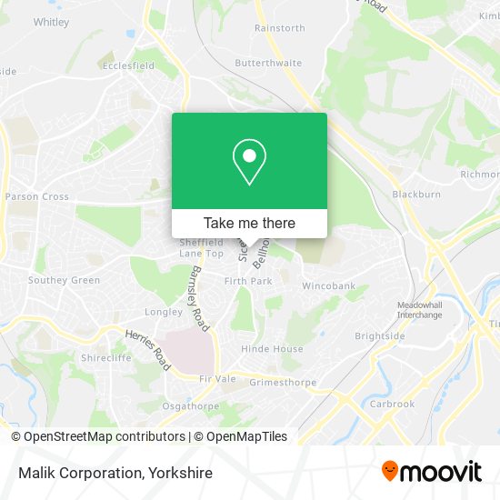 Malik Corporation map