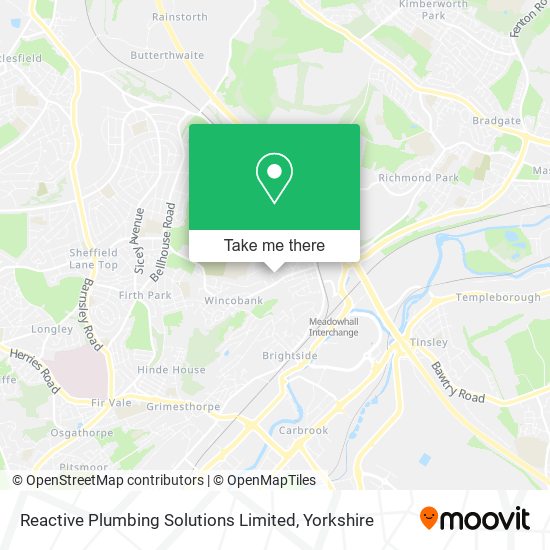 Reactive Plumbing Solutions Limited map