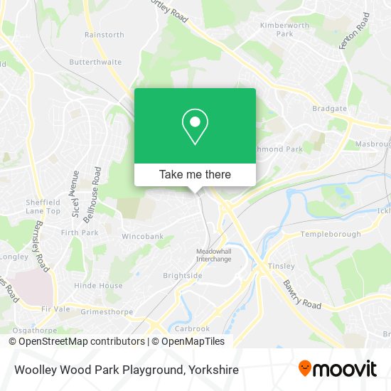 Woolley Wood Park Playground map