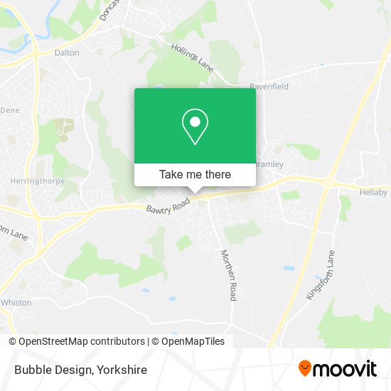 Bubble Design map