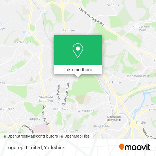 Togarepi Limited map