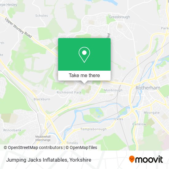 Jumping Jacks Inflatables map