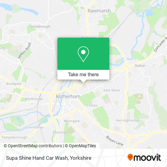 Supa Shine Hand Car Wash map