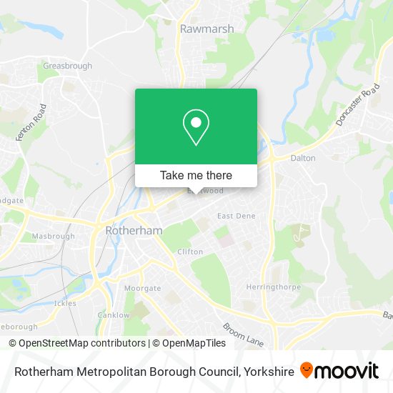 Rotherham Metropolitan Borough Council map