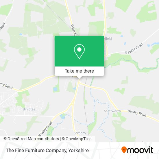 The Fine Furniture Company map
