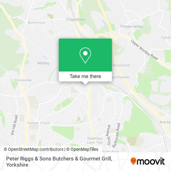 Peter Riggs & Sons Butchers & Gourmet Grill map