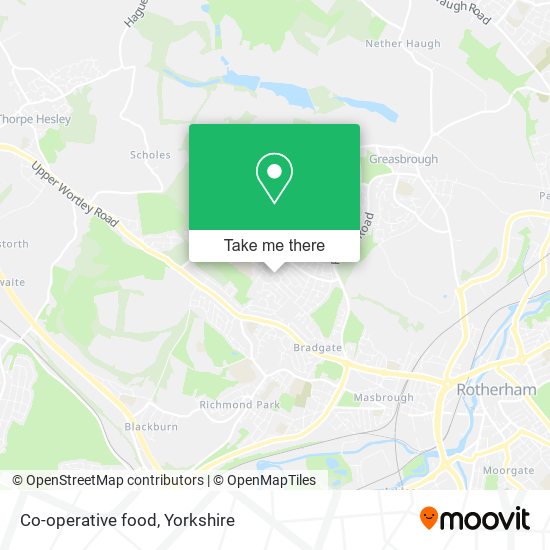 Co-operative food map