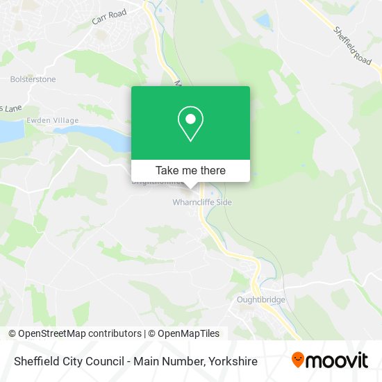 Sheffield City Council - Main Number map