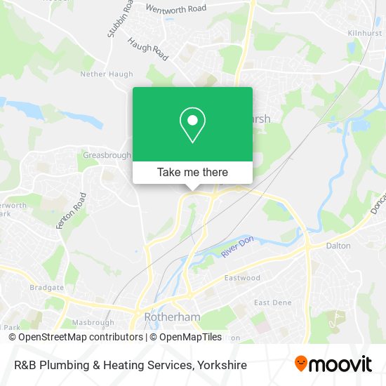 R&B Plumbing & Heating Services map