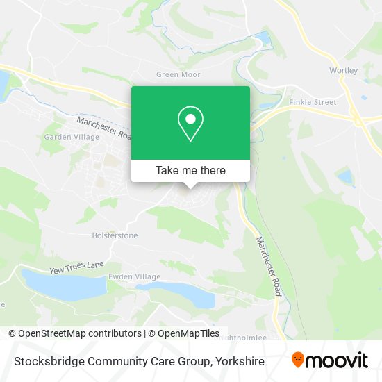 Stocksbridge Community Care Group map