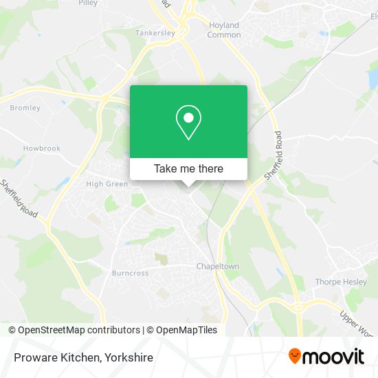 Proware Kitchen map