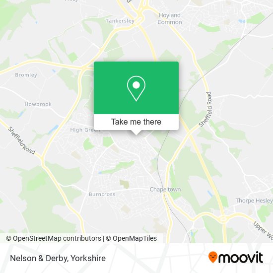 Nelson & Derby map