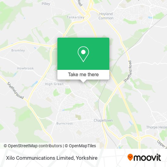 Xilo Communications Limited map
