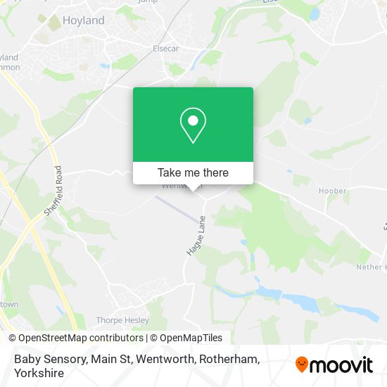 Baby Sensory, Main St, Wentworth, Rotherham map