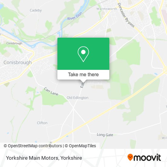 Yorkshire Main Motors map