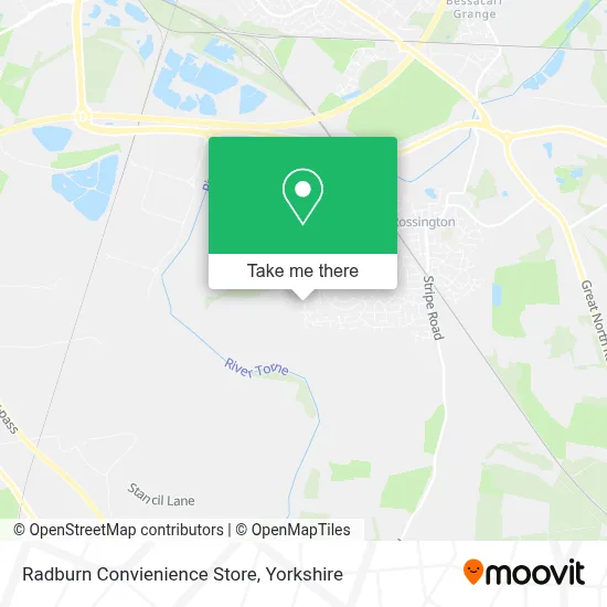 Radburn Convienience Store map