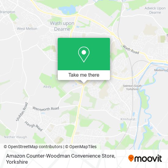 Amazon Counter-Woodman Convenience Store map