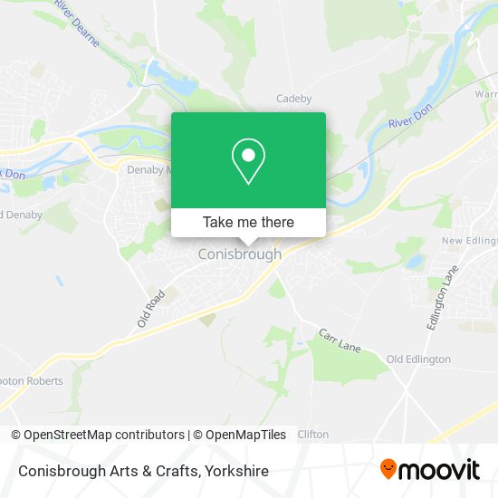 Conisbrough Arts & Crafts map