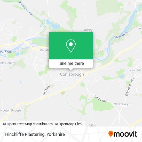 Hinchliffe Plastering map