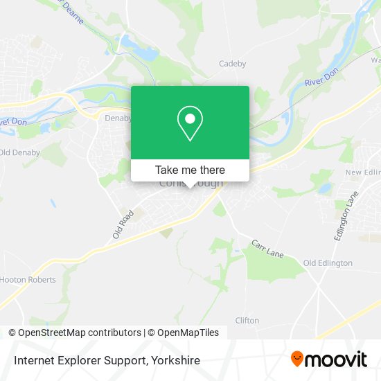 Internet Explorer Support map