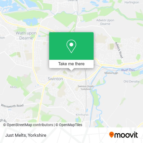 Just Melts map