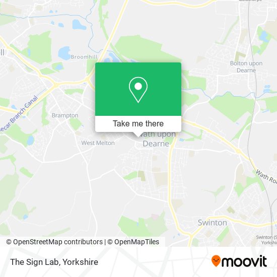 The Sign Lab map